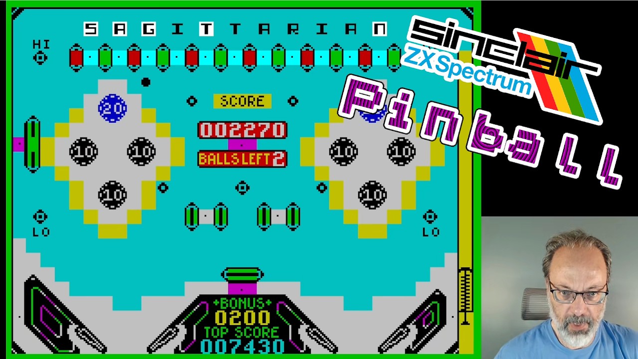 ZX Spectrum Game Play, Pinball - YouTube