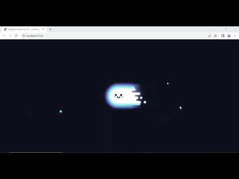 HTML and CSS animated Glowing Meteor