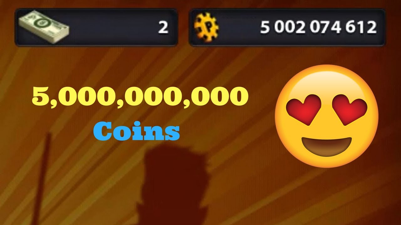 8 Ball Pool - 5,000,000,000 Coins Done (No Hack/Cheat) - 