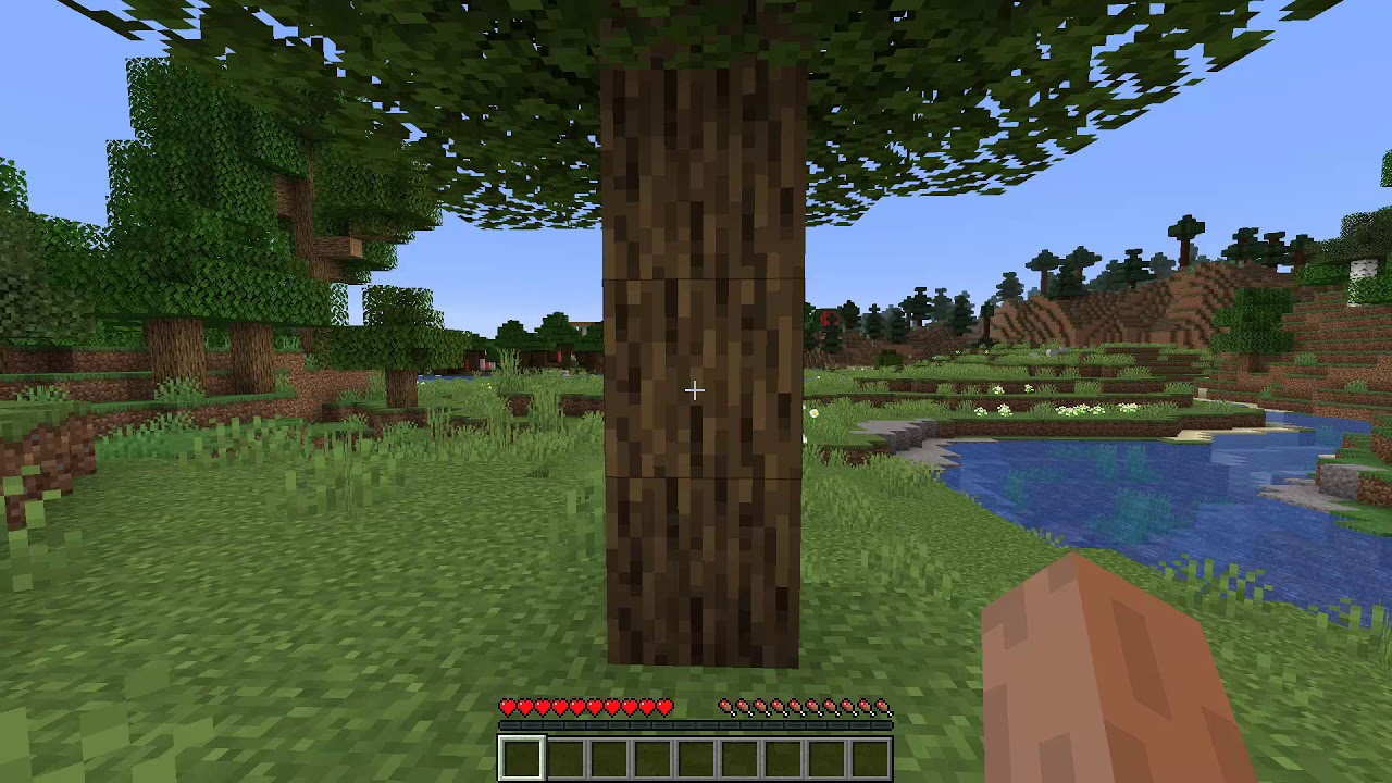 Steve punches a tree YouTube