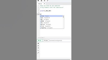 You can separate big numbers with the underscore #Shorts #python