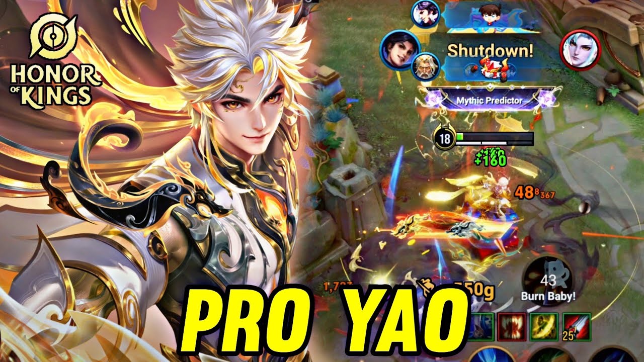 HOK : YAO GAMEPLAY | PRO YAO - HONOR OF KINGS