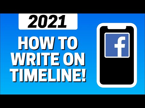 How To Write On Timeline In Facebook