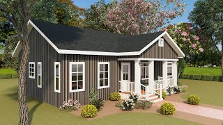 Simple 3-Bedroom   House Design with Floor Plan(14.8x13.35)m by STUDIO 93 - House Design Ideas 9,965 views 2 months ago 11 minutes, 55 seconds