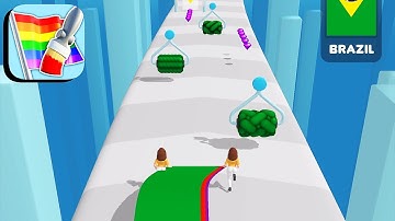 Flag Painters Gameplay 🌈🏳️🏃‍♀️ All Levels 1-2