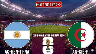 LIVE Argentina vs Algeria | FIFA World Cup - Video Game Simulation