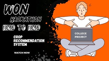 Hackathon Winning Project 🔥| Crop Recommendation System | College Project🔥