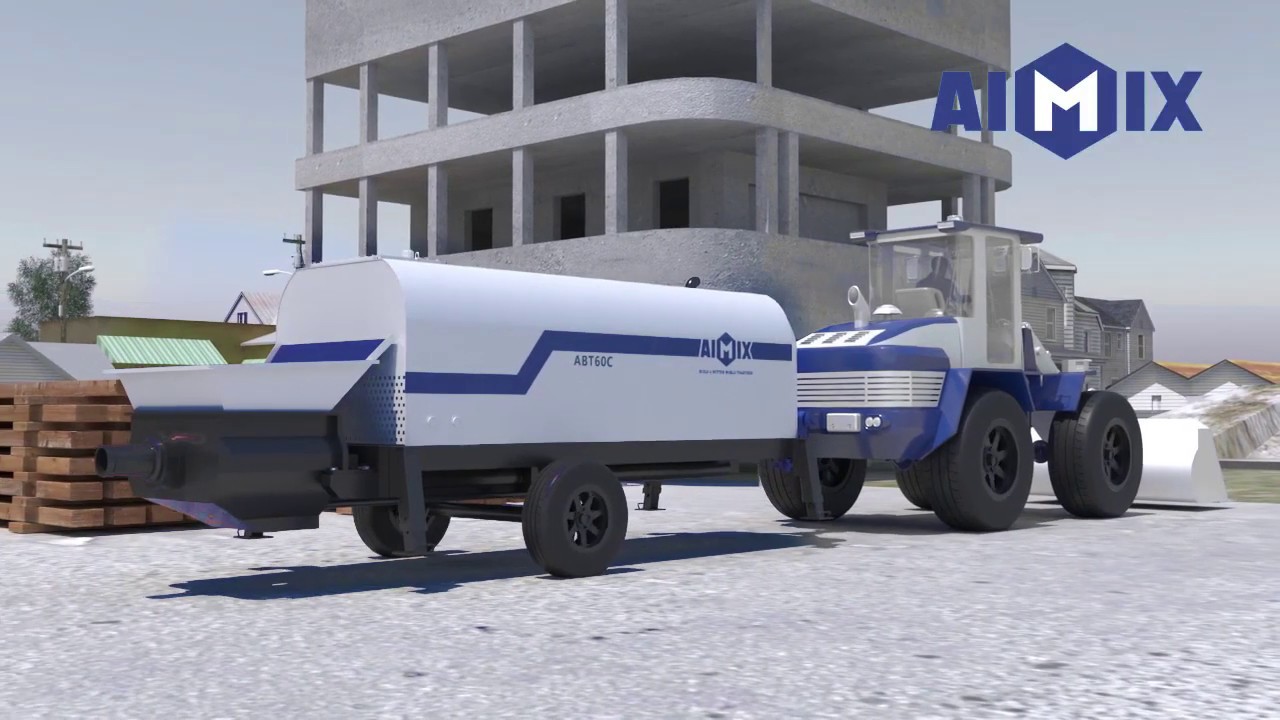 AIMIX New ABT60C Diesel Concrete Pump