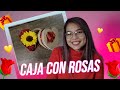 Caja con rosas- Regalo día del amor y la amistad -Paper Lup