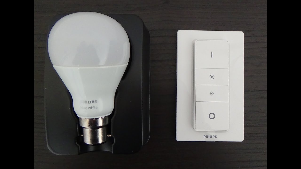 How to setup and pair Philips Hue dimmer and bulb without the bridge - YouTube