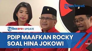 PDIP Luluh setelah Rocky Gerung Minta Maaf soal Laporan ke Polisi Hasto Akui Spontanitas
