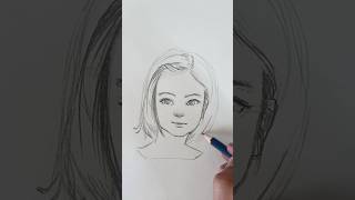 How to draw a cute face #drawingfaces #howtodraw #drawingshorts
