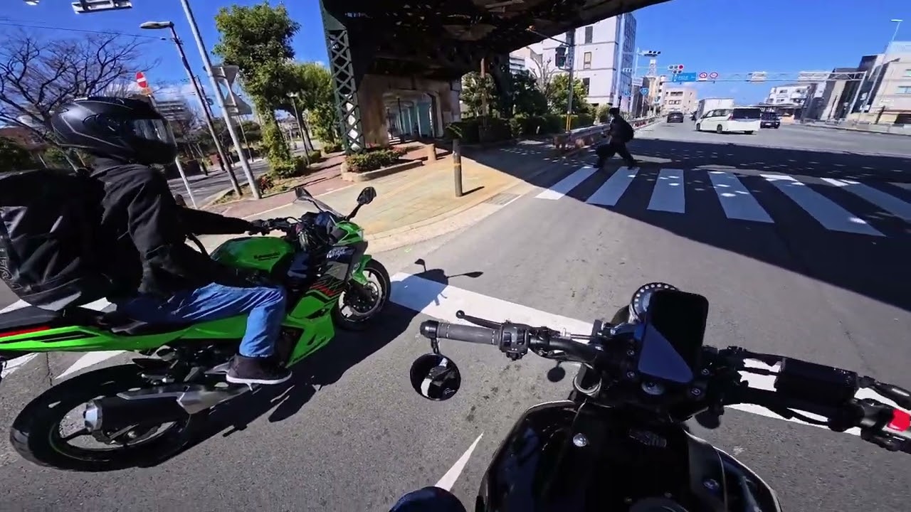 【納車】後輩くん初めての公道編！【後輩】