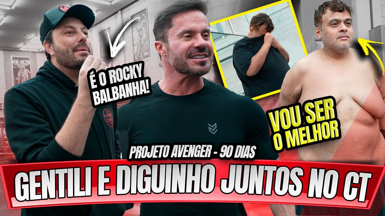 GENTILI E DIGUINHO TREINARAM JUNTOS NO CT – PROJETO AVENGER 90 DIAS