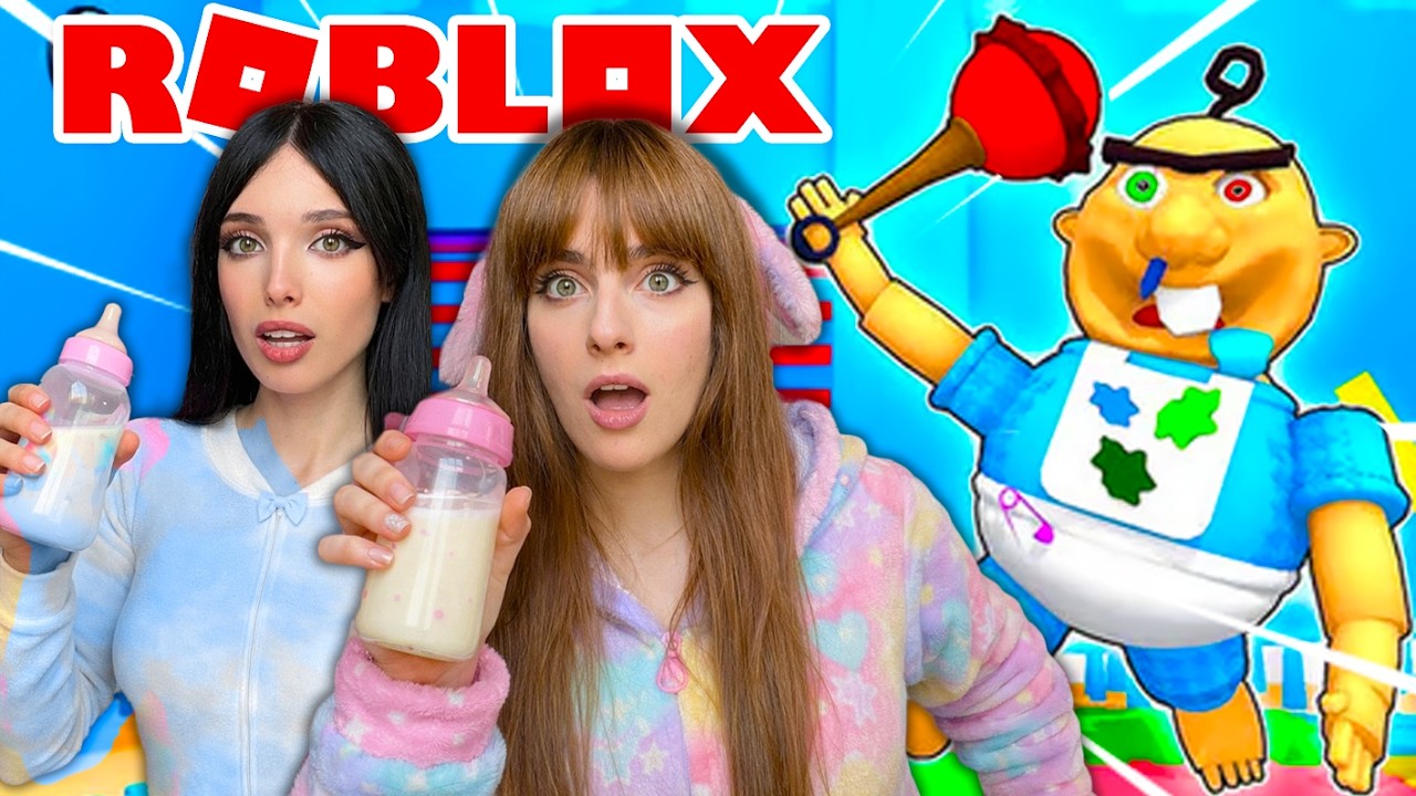 SCAPPIAMO dall’ASILO di ROBLOX 😱 - Escape Baby Bobby’s Daycare 🍼