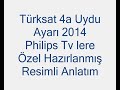 Türksat 4A Uydu Kurulumu ve sıralama 2014 Philips TV lere Özel Resimli Anlatım kesin Çözüm