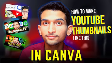 How to make Thumbnail like Ishan Sharma | Canva Youtube Thumbnail Tutorial