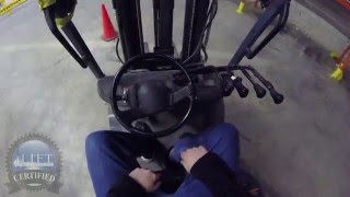 How To Operate/Drive a Forklift  GOPRO 1080p   Forklift Training Point Of View From The Operator!