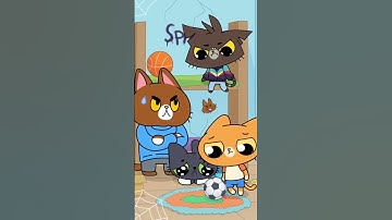 BOYS vs... WHAT?! 😱 #simbochka #simba #animation #cat