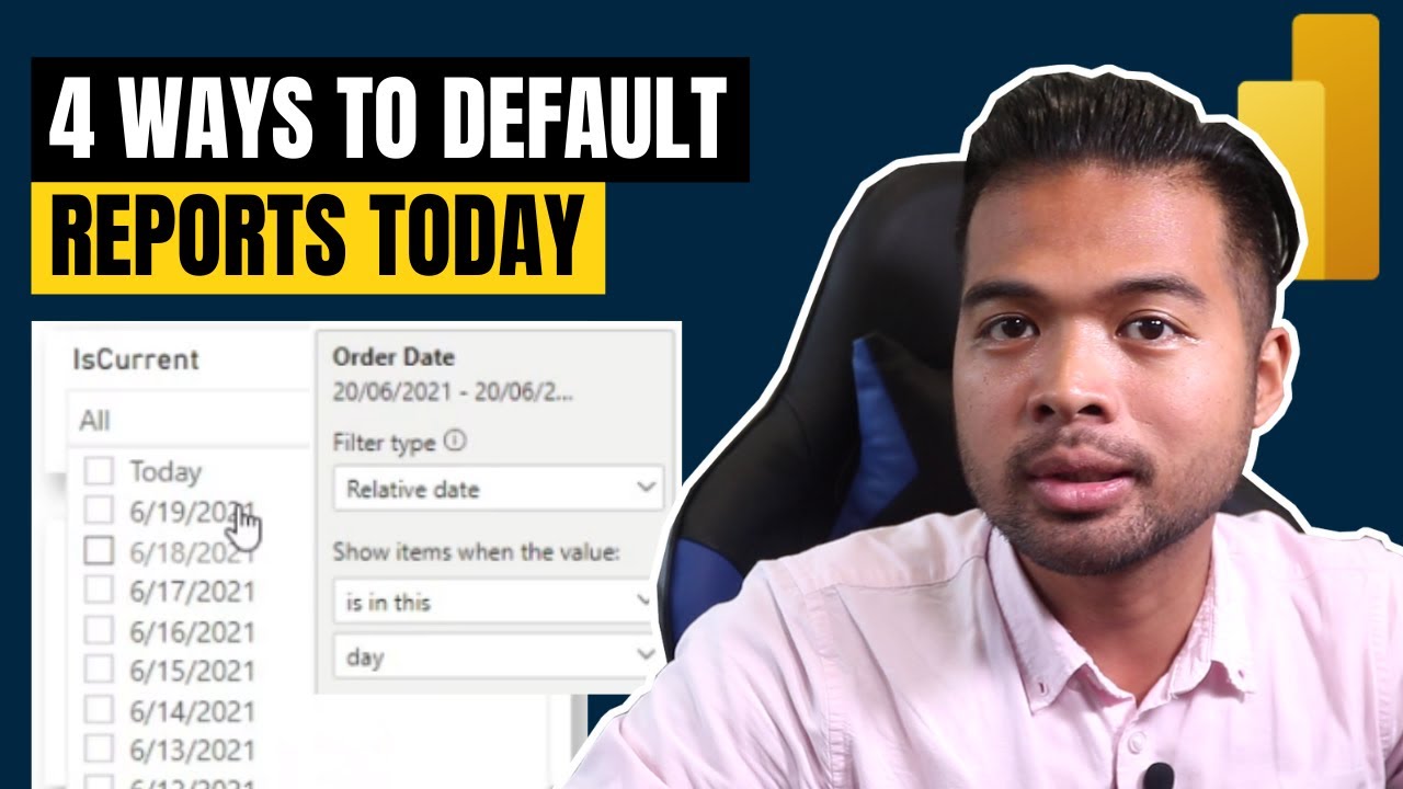 Default Report 4 Different Ways to Default your Reports to TODAY // Beginners Guide to ...