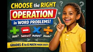 How to Choose the RIGHT Operation in Word Problems | Grades 4, 5 & 6 Math Made Easy