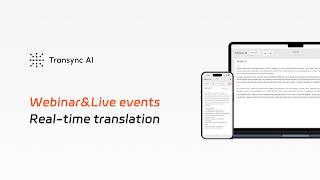 How to Translate Webinars & Live Events | Transync AI
