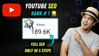 YouTube SEO: 5 Steps To Rank Number 1 on YouTube | How To Rank YouTube Videos 2022