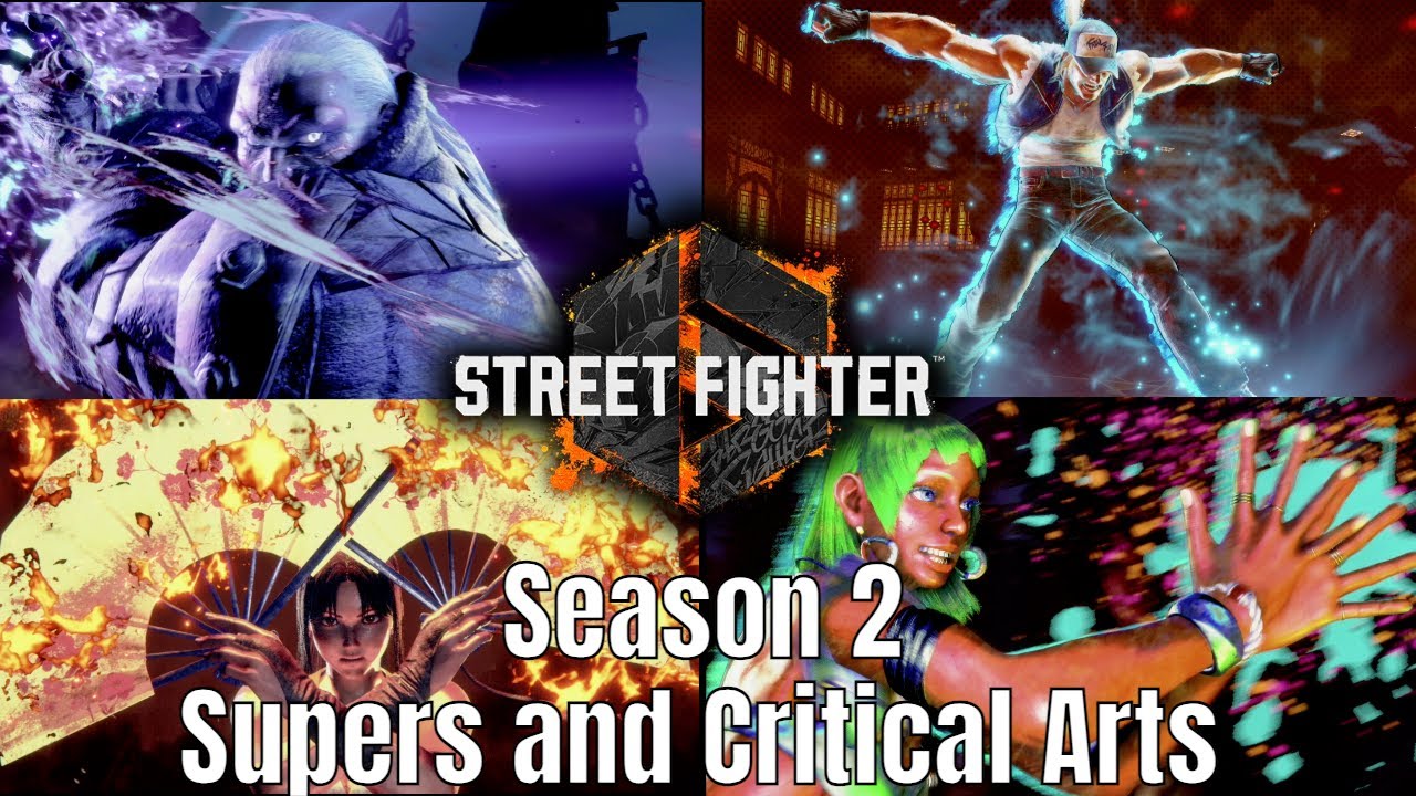 Street Fighter 6 - All Supers and Critical Arts (+ Season 2)