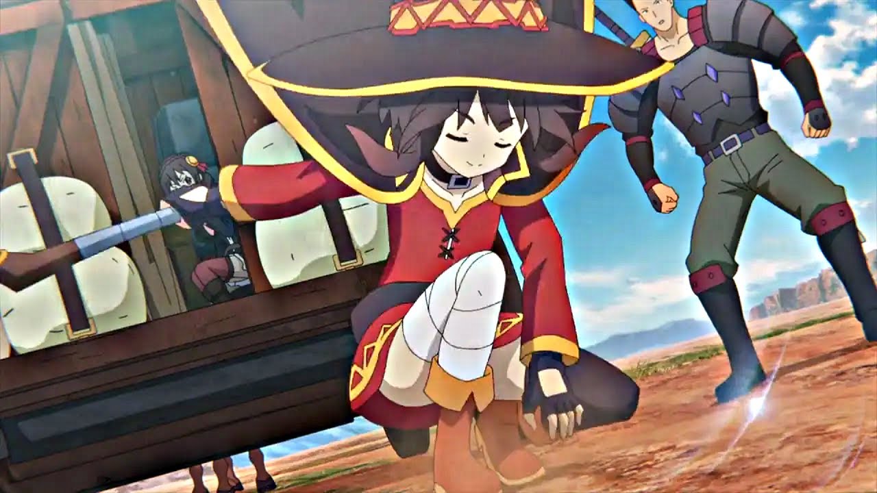 Megumin showing off his strength | Konosuba: An Explosion on This ...