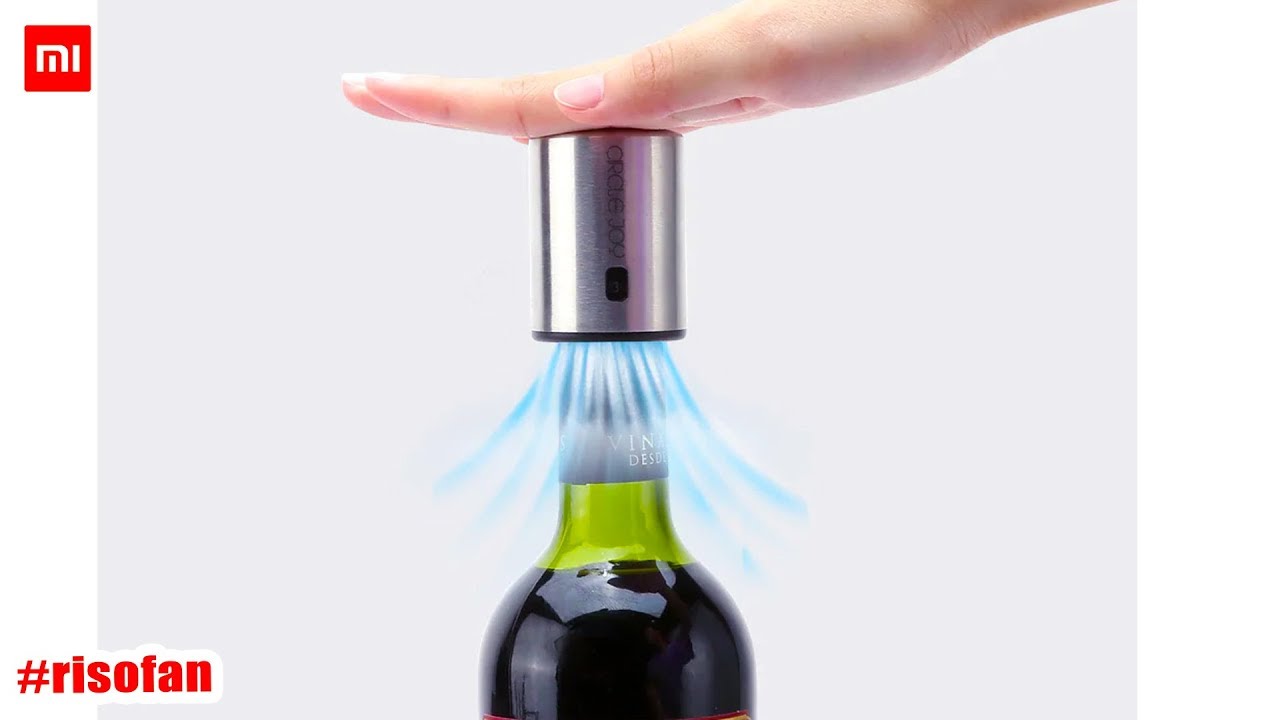 XIAOMI Mijia Vacuum Wine Bottle Stopper. XIAOMI Mijia Vacuum Memory Wine Stopper