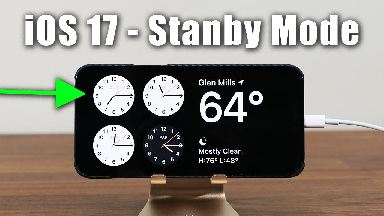 iOS 17 iPhone StandBy: How to use and customize the smart ...