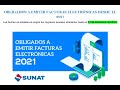 EMISORES ELECTRONICOS OBLIGADOS DESDE EL 01/01/2021