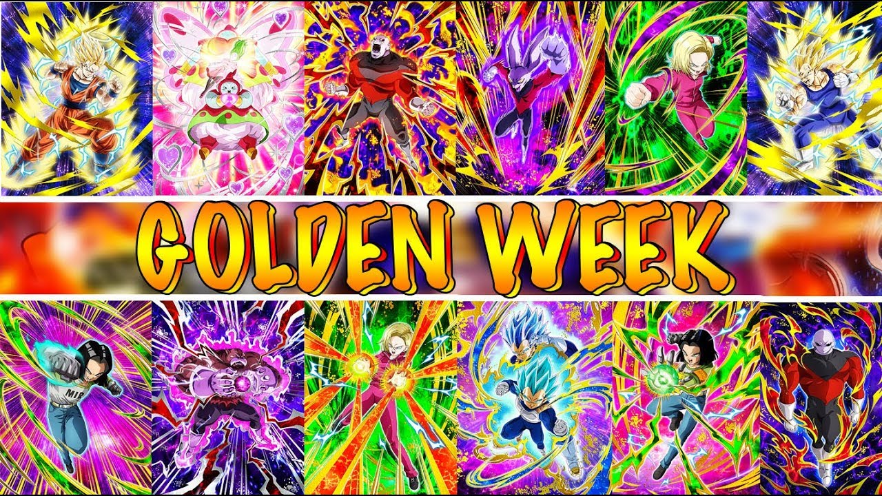 12 NEW CARDS COMING TO DOKKAN FOR GOLDEN WEEK DBZ Dokkan Battle