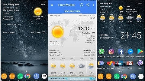 Weather Application on your Android Device: Download , Install and Use Weather Application