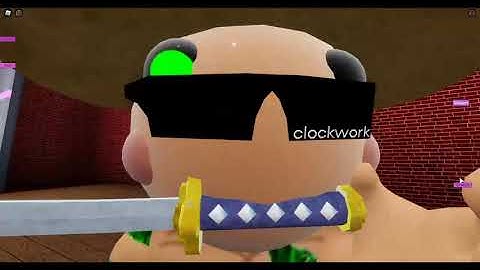 ROBLOX HOW TO GET (SWORDSMAN BADGE) In Piggy RP : Infection