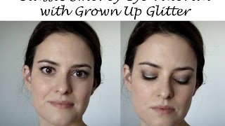 Classic Smokey Eye with Grown Up Glitter- Tutorial using Tom Ford Silvered Topaz Palette