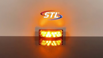 Half Octo® 180° LED Surface Mount Warning Light - Flash Patterns