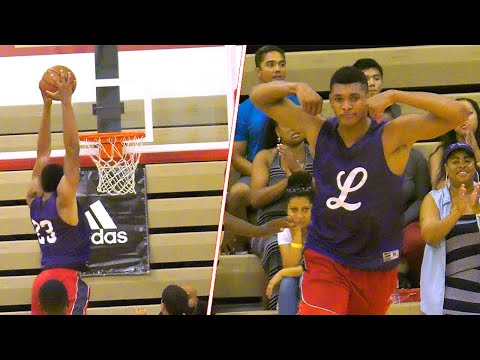 Carl Lewis STARES DOWN LAVAR! 6'10" 2019 Highlights VS Big O & Chino Hills!
