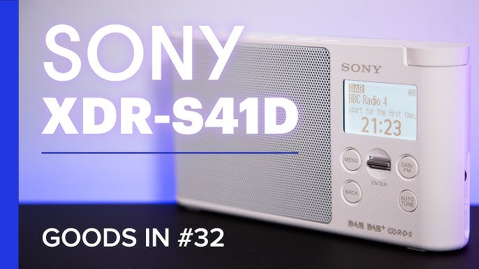 Recensione radio portatile Sony DAB+ XDR-S41D 