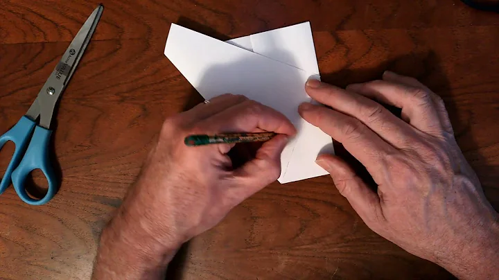 folding a snowflake