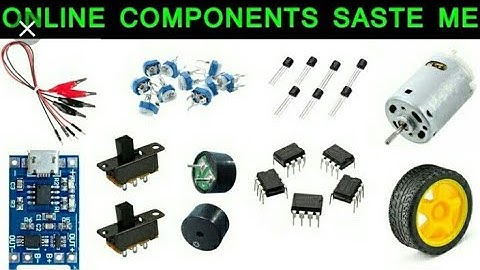 Unboxing electronic component | Online sasta electronic components unboxing
