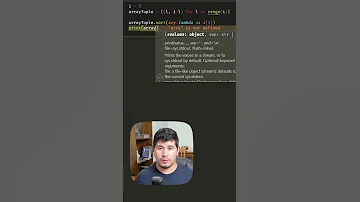 Sort Array By Second Index Python Learning 2 