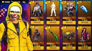 Buying 11000 Diamonds, Rare Bundles & Emotes From New Event In Subscriber Account Garena Free Fire