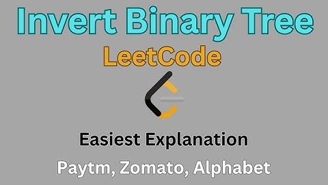 Invert Binary Tree|LeetCode|Easiest Solution|Binary Tree 