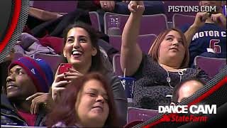 Detroit Pistons Dance Cam January 11, 2014