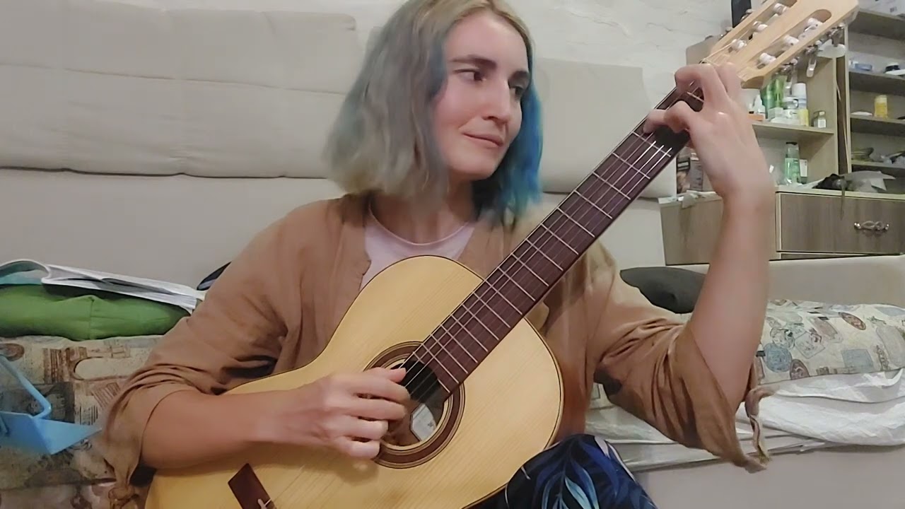 Этюд Таррега Tarrega Etude :) bought my guitar 9 months ago)