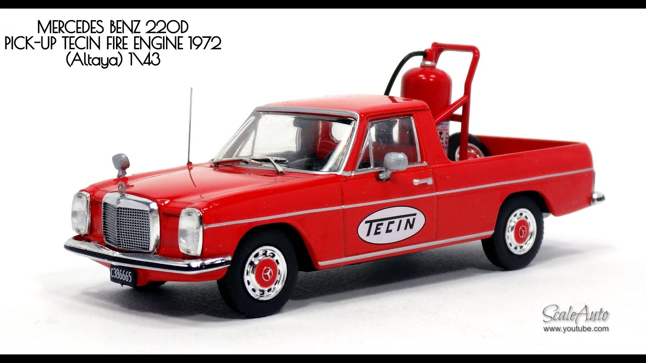1973 Mercedes-Benz 220 D W115 Binz Station Wagon Azul Claro 1:43 NE