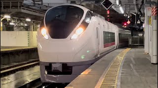 E657系K-1編成(トップナンバー)が品川駅に到着するシーン(2022.7.12)
