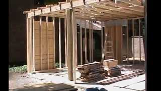 Watch the progress of this 2 car garage being built.