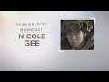 Sgt. Nicole Gee's Memorial Service